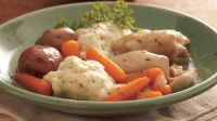 Slow-Cooker Chicken and Vegetables with Dumplings Re… image