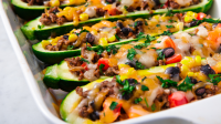 Best Zucchini Burrito Boats Recipe - How to Make Zucchin… image