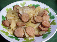 Kielbasa, Cabbage, and Onions (Low-Carb Slow Cooker Croc… image