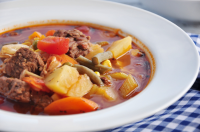 RECIPE FOR VEGETABLE BEEF SOUP WITH STEW MEAT RECIPES