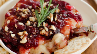 Holiday Appetizer Recipe: Baked Brie with Cranberry Sa… image