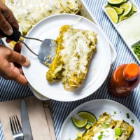 Green Chile Chicken Enchiladas | Cook's Country image