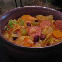 Cabbage and Smoked Sausage Soup Recipe | Allrecipes image