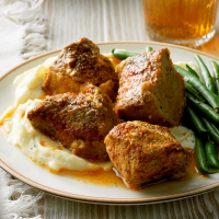 Pan-fried pork chops | Jamie Oliver recipes image