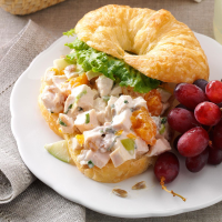 Chicken Croissant Sandwiches Recipe: How to Make It image