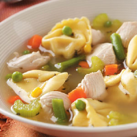 CHICKEN AND CHEESE TORTELLINI SOUP RECIPES