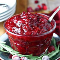 Whole Berry Cranberry Sauce - Let's Dish Recipes image