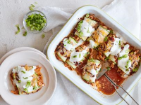 Cheesy Zucchini and Chicken “Enchiladas” Recipe | Food ... image