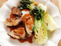 Grilled Pork Tenderloin with Baby Bok Choy Recipe | Ree ... image