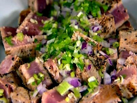 Seared Ahi Tuna and Salad of Mixed Greens with Wasabi ... image