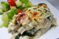 White Cheese Chicken Lasagna Recipe | Allrecipes image
