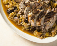 Best Slow-Roasted Pork with Sauerkraut, Apples and Dried ... image
