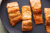 Roasted Salmon Glazed With Brown Sugar and Mustard Reci… image