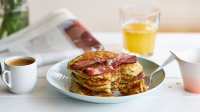 Buttermilk pancakes recipe - BBC Food image