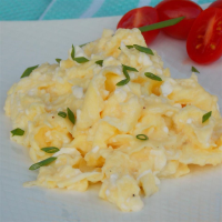 Creamy Cottage Cheese Scrambled Eggs Recipe | Allre… image