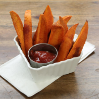 Oven Sweet Potato Fries Recipe | EatingWell image