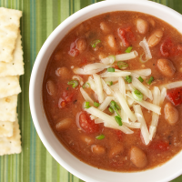 Southwestern Pinto Bean Soup Recipe | EatingWell image