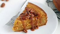 Gooey Pumpkin Butter Cake with Pecans Recipe - Tablesp… image