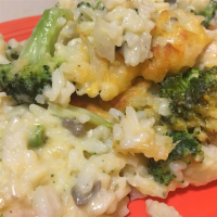Broccoli, Rice, Cheese, and Chicken Casserole Recipe ... image