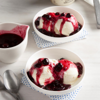 BLUEBERRY SAUCE FOR ICE CREAM RECIPES