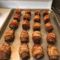 Bacon Wrapped Bratwurst Recipe | Allrecipes image