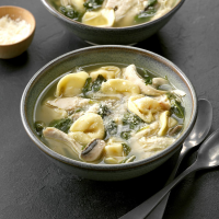 Chicken & Spinach Tortellini Soup Recipe: How to Make It image