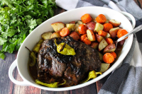 Slow Cooker Mississippi Roast - Just A Pinch Recipes image