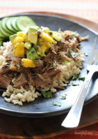 Slow Cooked Jerk Pork with Caribbean Salsa image