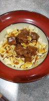 BEEF AND GRAVY OVER NOODLES RECIPES