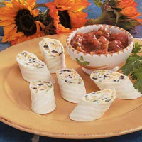 Tortilla Pinwheels Recipe: How to Make It - Taste of Home image