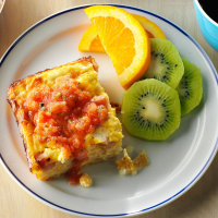 Overnight Ham and Egg Casserole Recipe: How to Mak… image