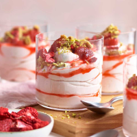 Quick cheat's strawberry mousse recipe - BBC Good Food image