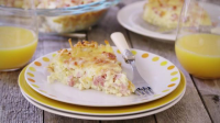 HAM AND CHEESE EGG BAKE WITH BREAD RECIPES