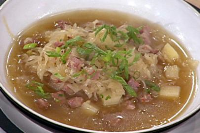 Sauerkraut Soup with Sausage Recipe | Food Network image