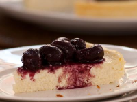 Cherry Ricotta Cheesecake Recipe | Ellie Krieger | Food ... image