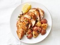 Garlic Chicken and Potatoes Recipe | Food Network Kitche… image