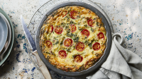 Crustless quiche Lorraine recipe - BBC Food image