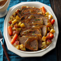 Beef Roast Dinner Recipe: How to Make It - Taste of Home image