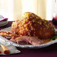 RECIPE FOR BAKED HAM WITH PINEAPPLE AND BROWN SUGAR RECIPES