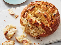 Roasted Garlic and Four-Cheese Pull-Apart Bread Reci… image