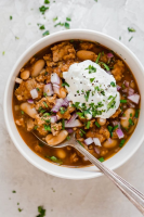 Turkey Pumpkin White Bean Chili (Slow Cooker or Instant ... image