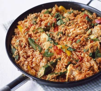 Jollof rice with chicken recipe - BBC Good Food image
