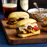 Pressure-Cooker Philly Cheesesteak Sandwiches Reci… image