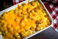 Easy Tater Tot Casserole - Just A Pinch Recipes image