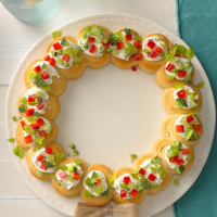 Appetizer Wreath Recipe: How to Make It - Taste of Home image