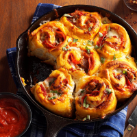 Cheesy Pizza Rolls Recipe: How to Make It image