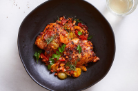Sheet-Pan Chicken With Jammy Tomatoes and ... - NYT Cooking image