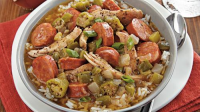 Slow-Cooker Chicken and Sausage Gumbo - BettyCrock… image