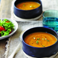 BUTTERNUT SQUASH SOUP WITH CHICKEN BROTH RECIPES