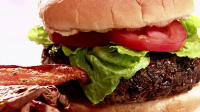 Black Bean Burgers Recipe | Sandra Lee - Food Network image